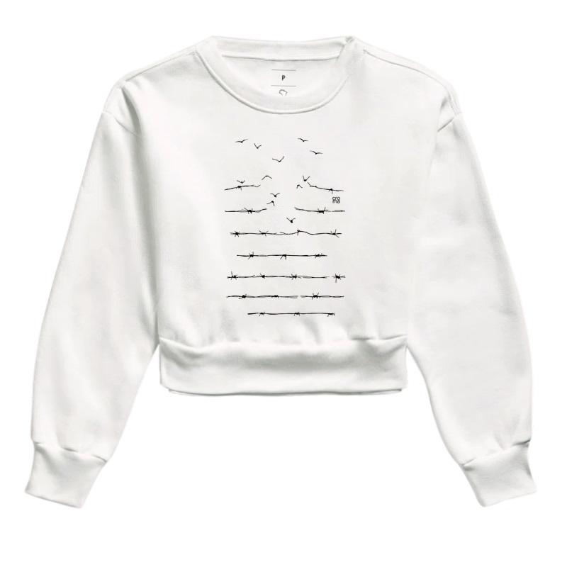 Moletom Cropped Arame Farpado