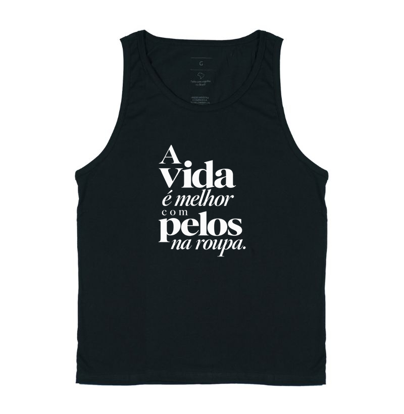 A vida é melhor com pelos na roupa.