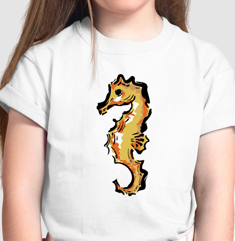 Camiseta Infantil Cavalo Marinho 