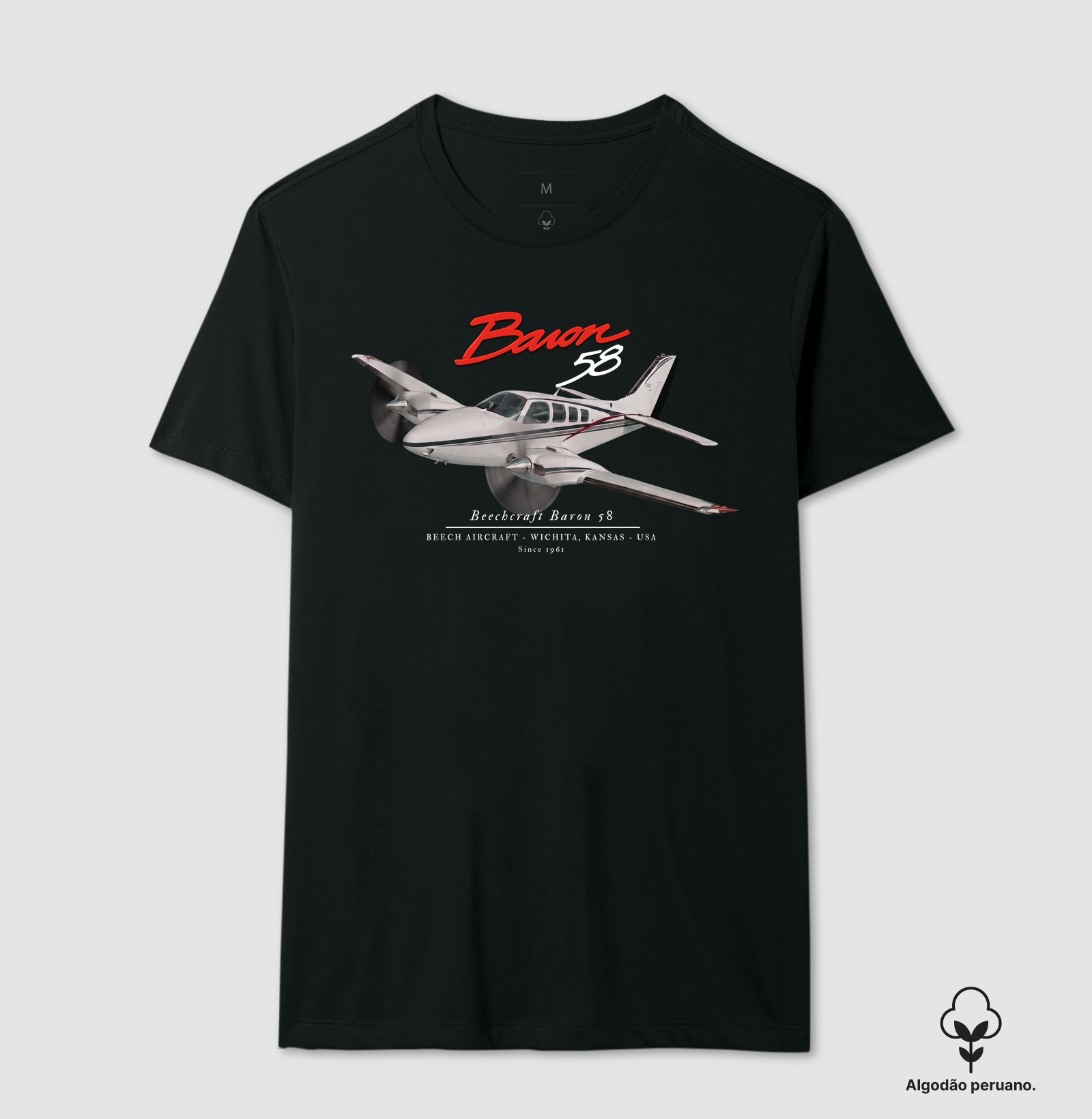Baron 58 - Camiseta Algodão Peruano