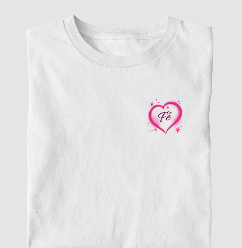 Camiseta Cristã Feminina Fé