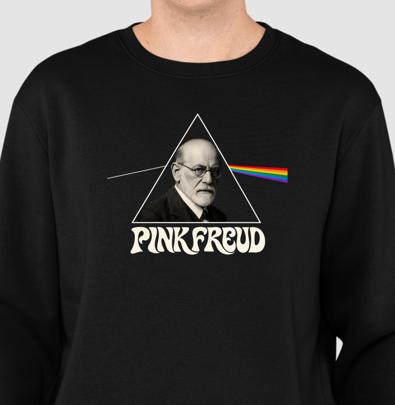 Pink Freud — O Som do Inconsciente - Suéter Moletom