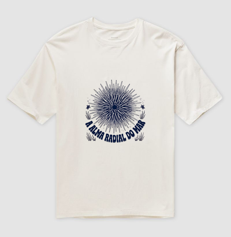 Camiseta A Alma Radial do Mar - (Ouriço do Mar)