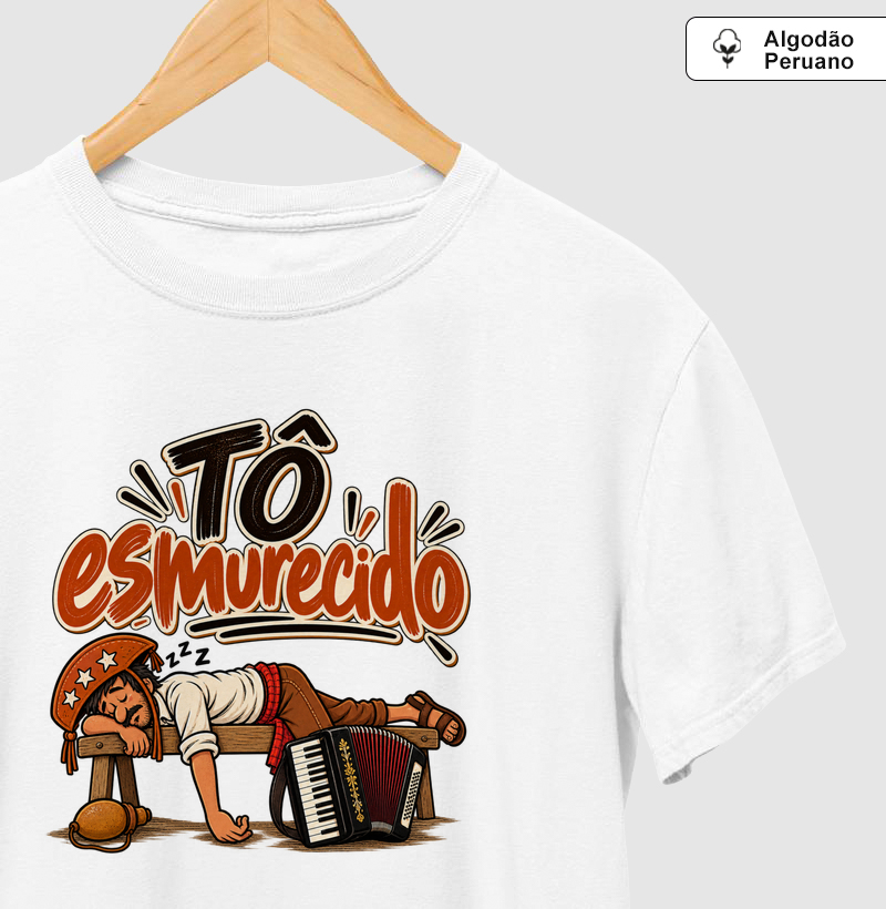 Tô esmurecido - Camiseta Algodão Peruano