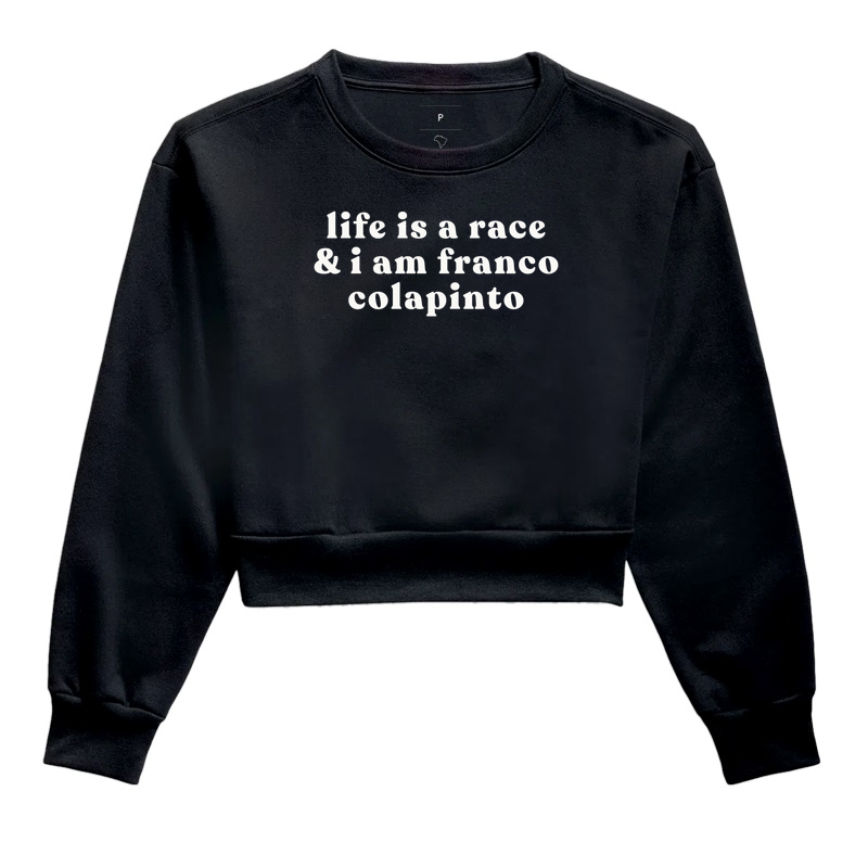 i am franco colapinto - Cropped Moletom