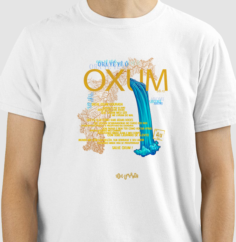 camiseta OXUM oração masculina