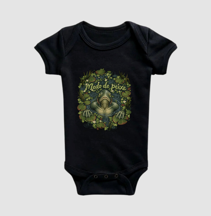MEDO DE PEIXE - Body Infantil
