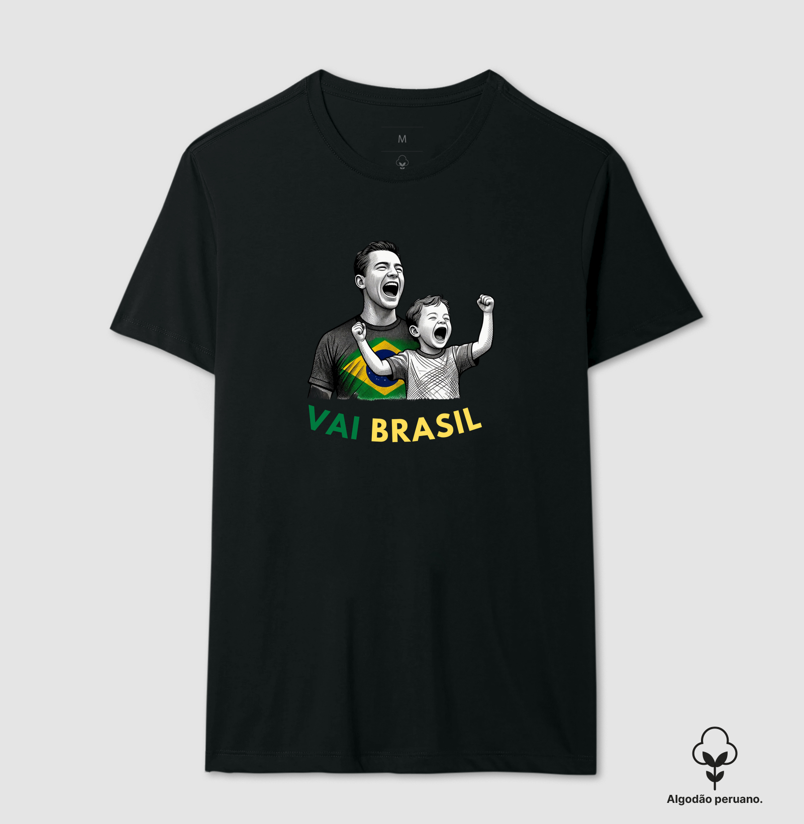 Gritando Vai Brasil com o Filho - Copa do Mundo