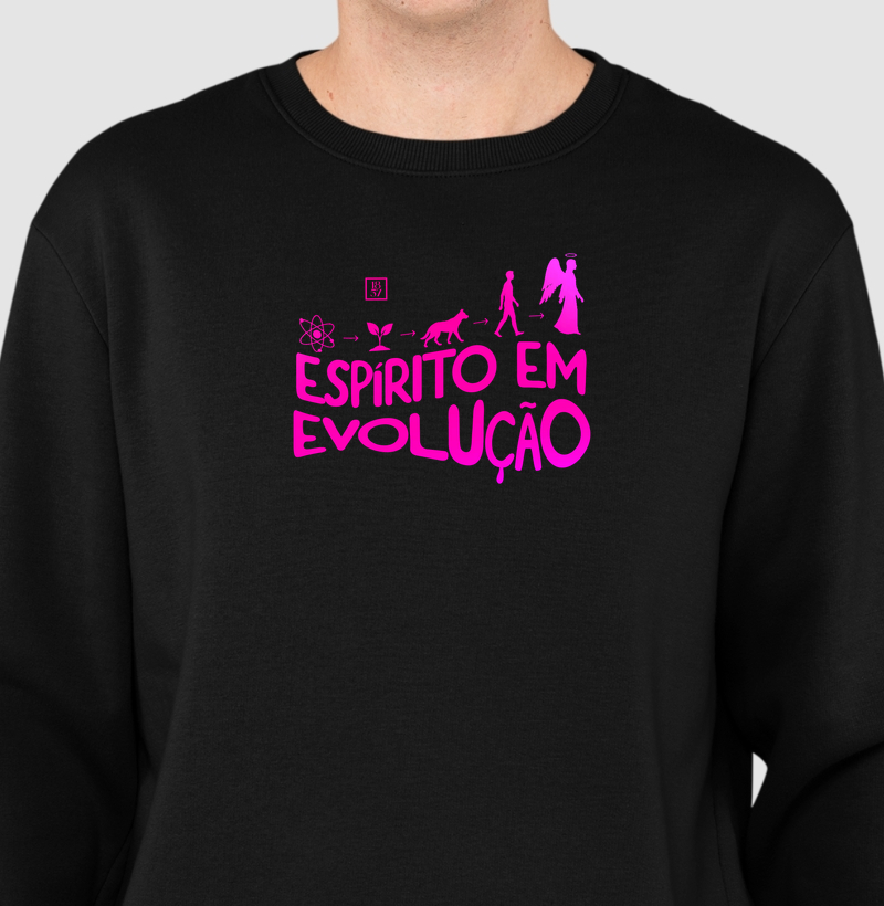 Camiseta Espírito em Evolução - Suéter Moletom