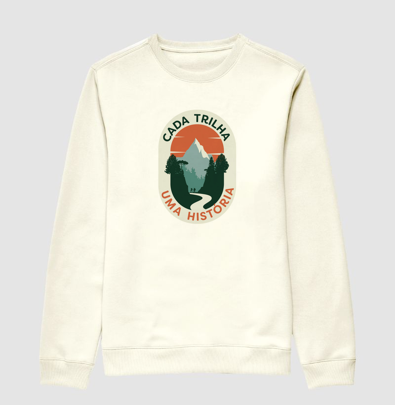 Moletom Cada trilha, uma história 