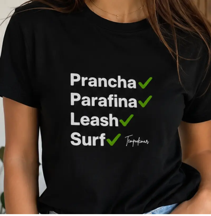Prancha, parafina...