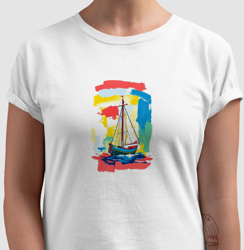 Aquarela vela - Algodão 30.1