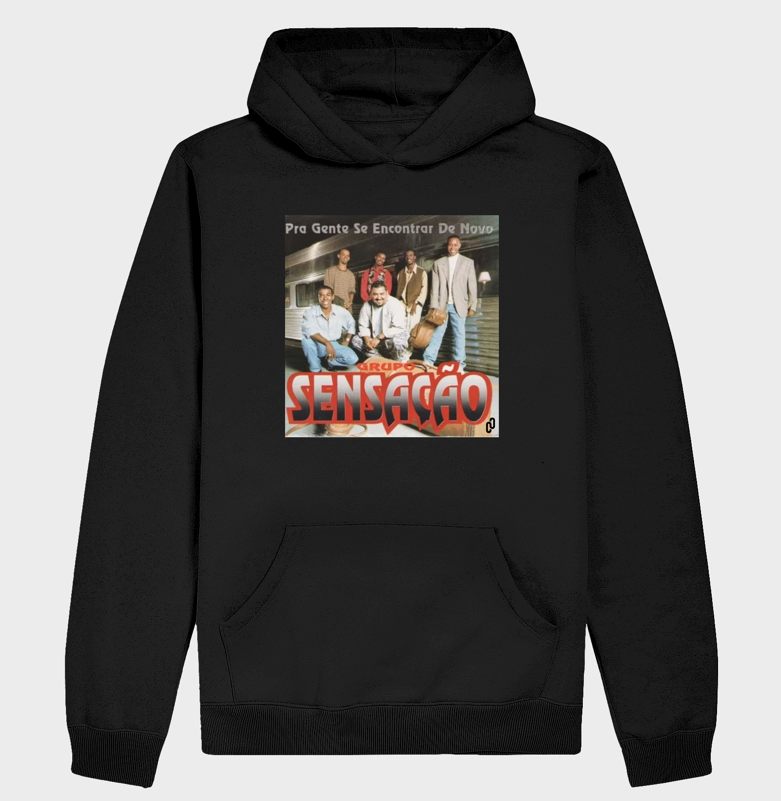670 - GRUPO SENSAÇÃO LP PRA GENTE SE ENCONTRAR DE NOVO. - Hoodie Moletom
