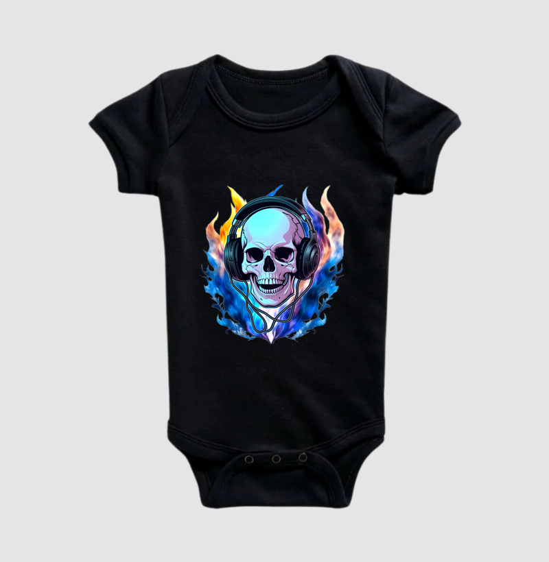 Blue skull