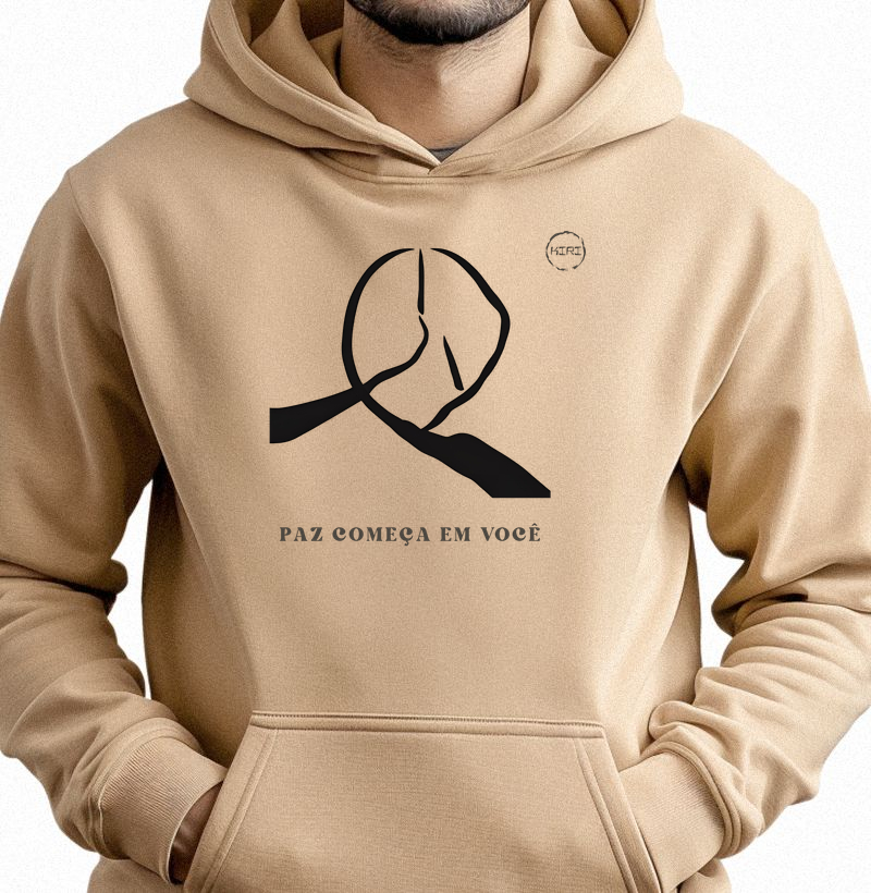 Moletom Capuz KIRI - Paz começa em Você - Min