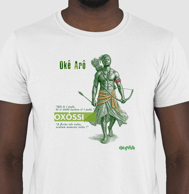 camiseta OXÓSSI iorubá masculina