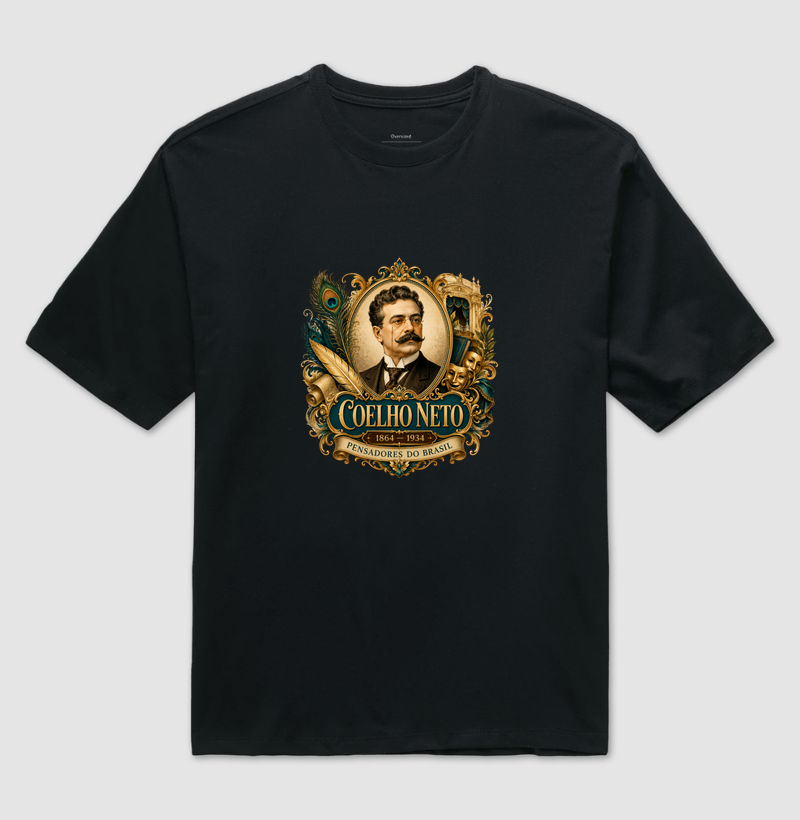 Camiseta Coelho Neto - Pensadores do Brasil