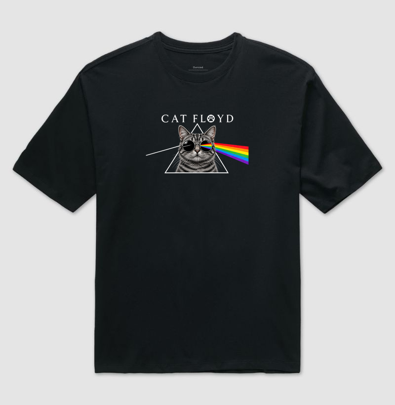 Cat Floyd - Camiseta Oversized