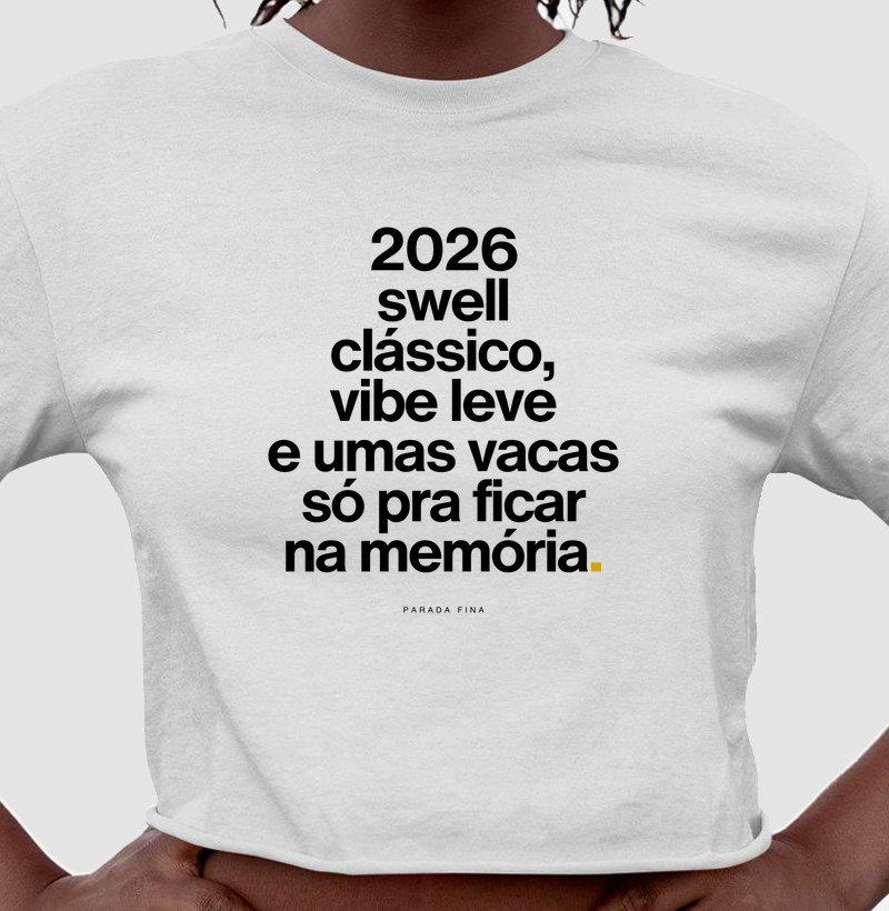 2026 swell clássico, vibe leve e umas vacas só pra ficar na memória.