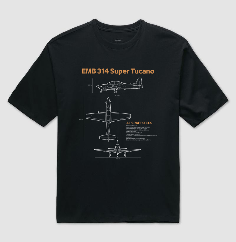 EMB 314 Super Tucano - Blueprint