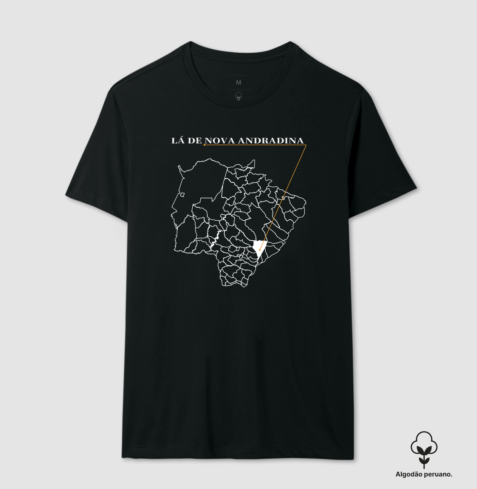 Nova Andradina | Origem MS - Camiseta Algodão Peruano