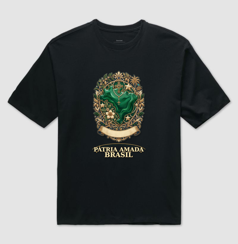 Pátria Amada Brasil - Camiseta Oversized