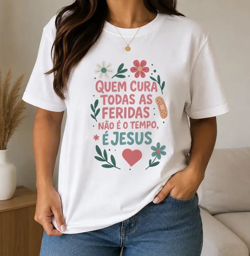 Quem cura todas as tuas feridas não é o tempo, É Jesus