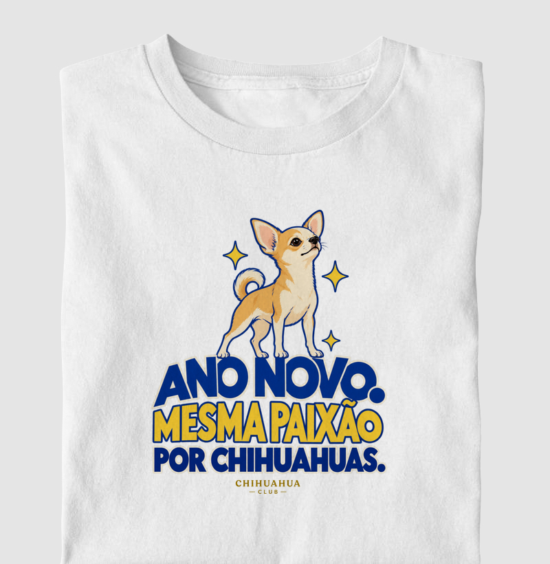 Ano Novo, mesma paixão por chihuahuas.