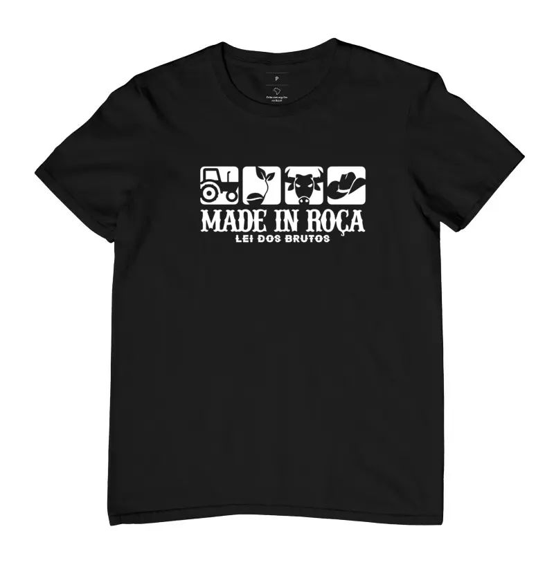 CAMISETA MADE IN ROÇA