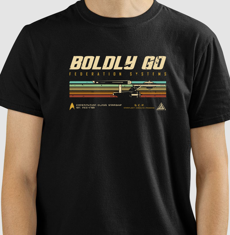 Camiseta Retro Vintage Starship