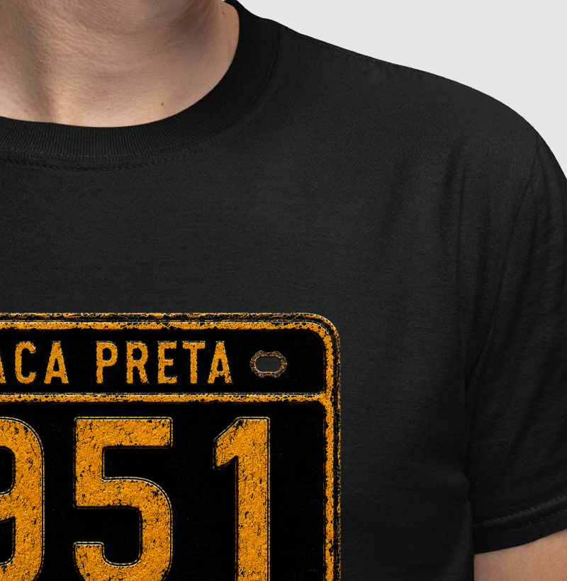 Camiseta Placa Preta 1951