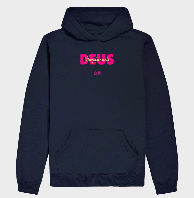 Hoodie Moletom Simplesmente Deus (novas cores)