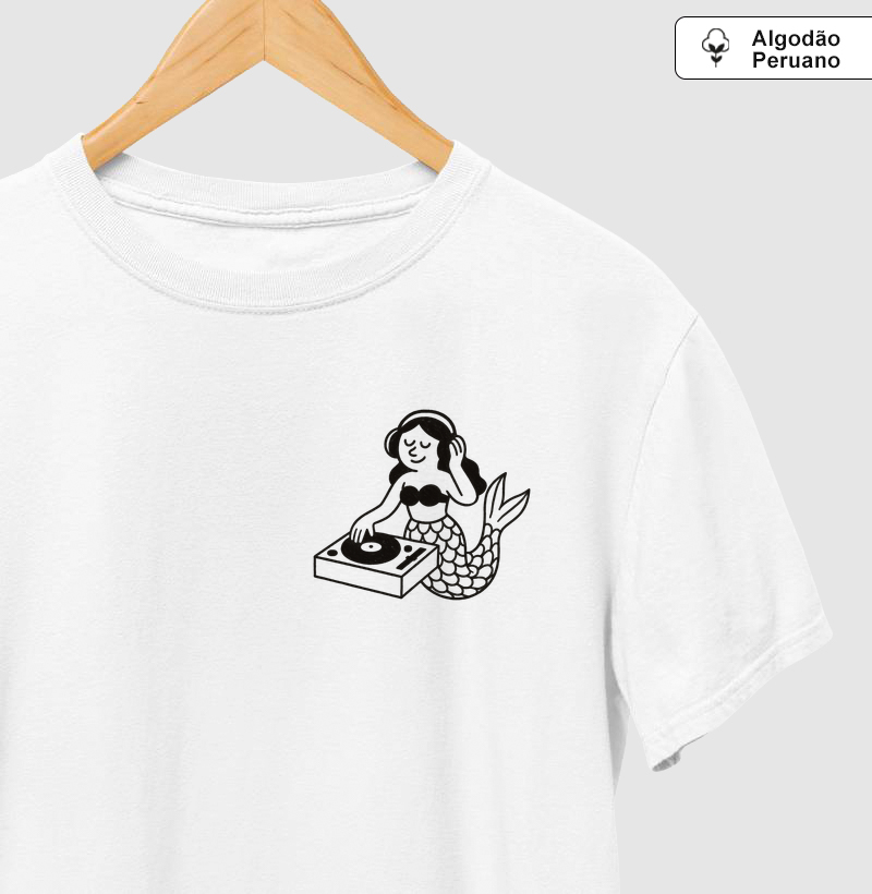 Camiseta Sereia DJ - por Maísa Campos