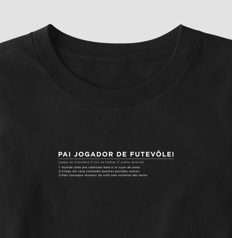 Pai Jogador de Futevolei Dicionário