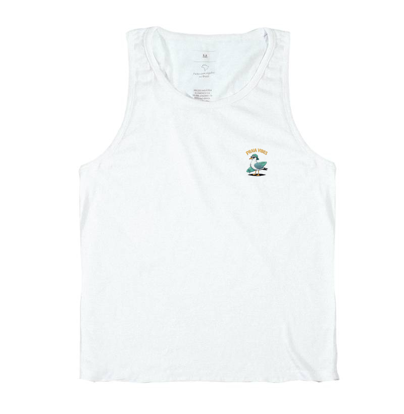 CAMISETA REGATA GAIVOTA PRAIA VIBE