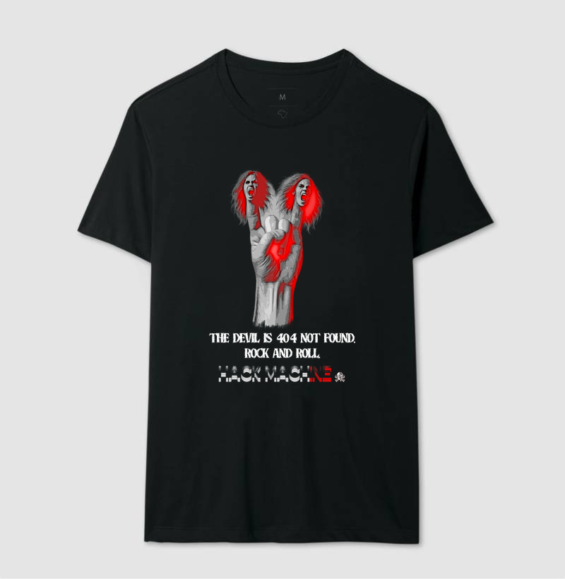 Camiseta Hack Machine™ – The Devil is 404 Not Found | HackBeat™
