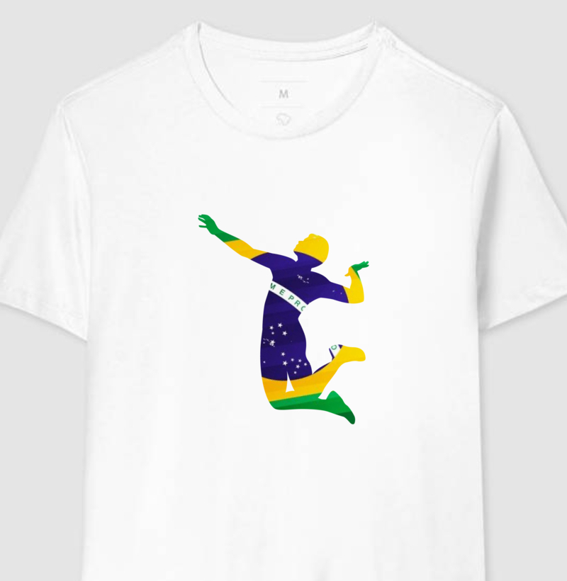 Camiseta Voleibol Ataque Brasil