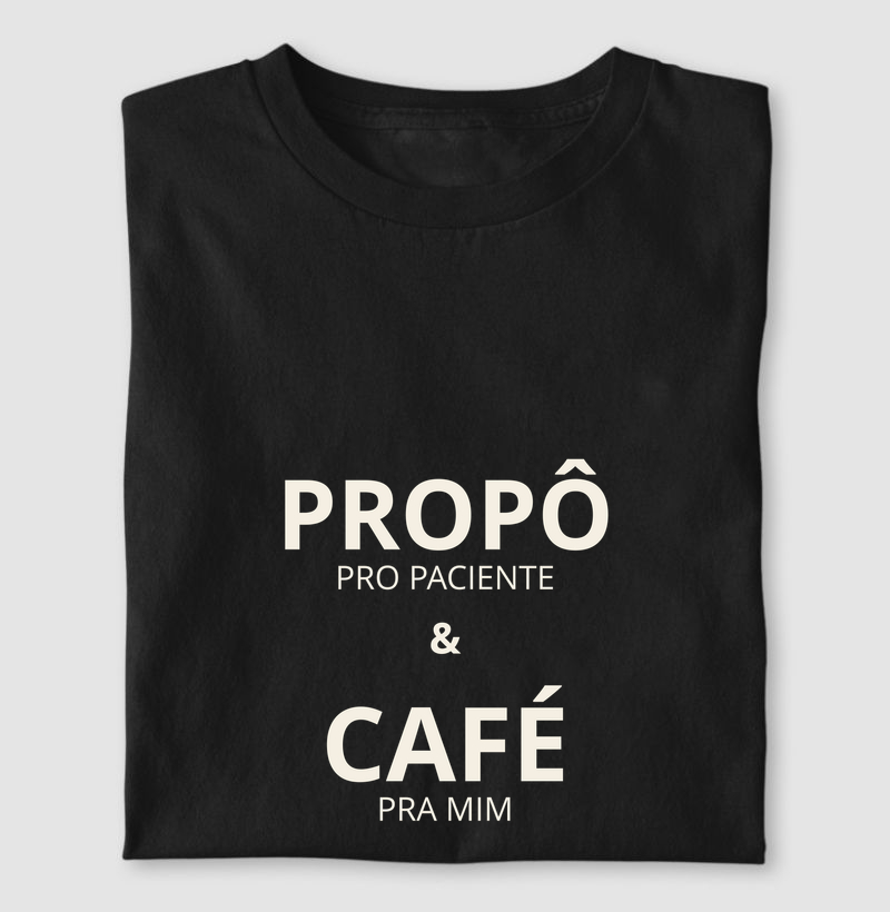 Propô para o paciente café para mim offwhite