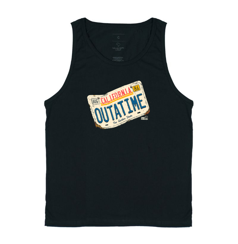 Camiseta OUTATIME — De Volta para o Futuro - Regata