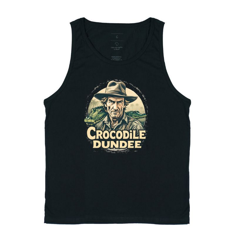 Camiseta Crocodilo Dundee Selvagem