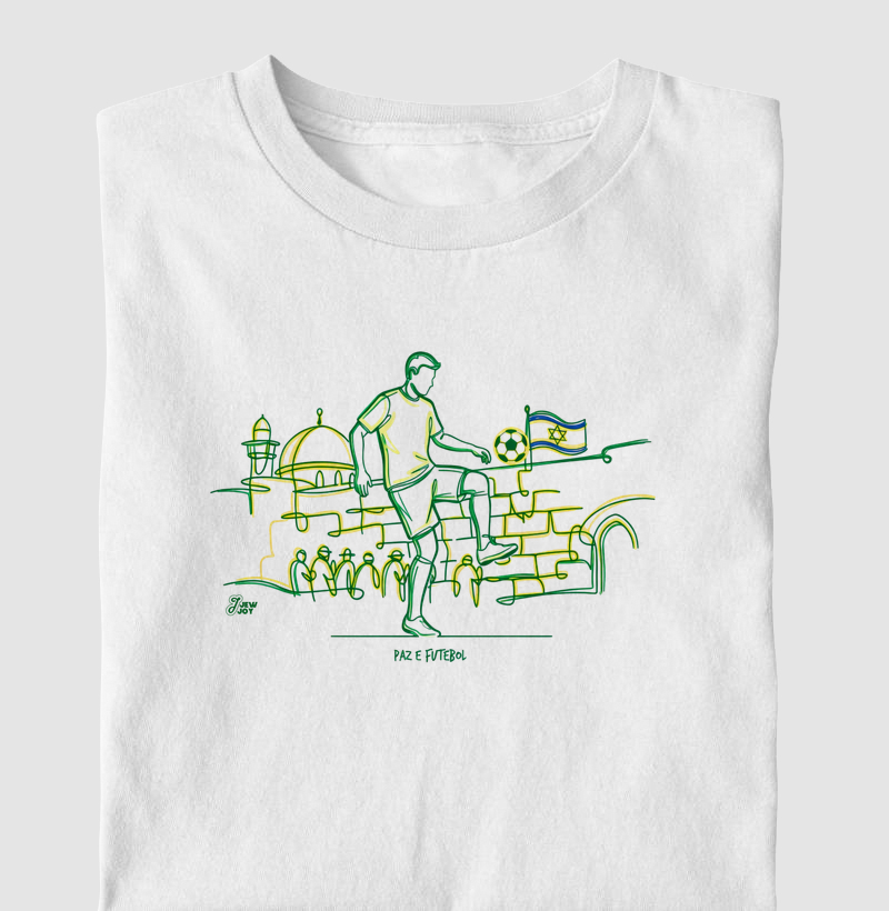 Paz e Futebol  - Camiseta Infantil