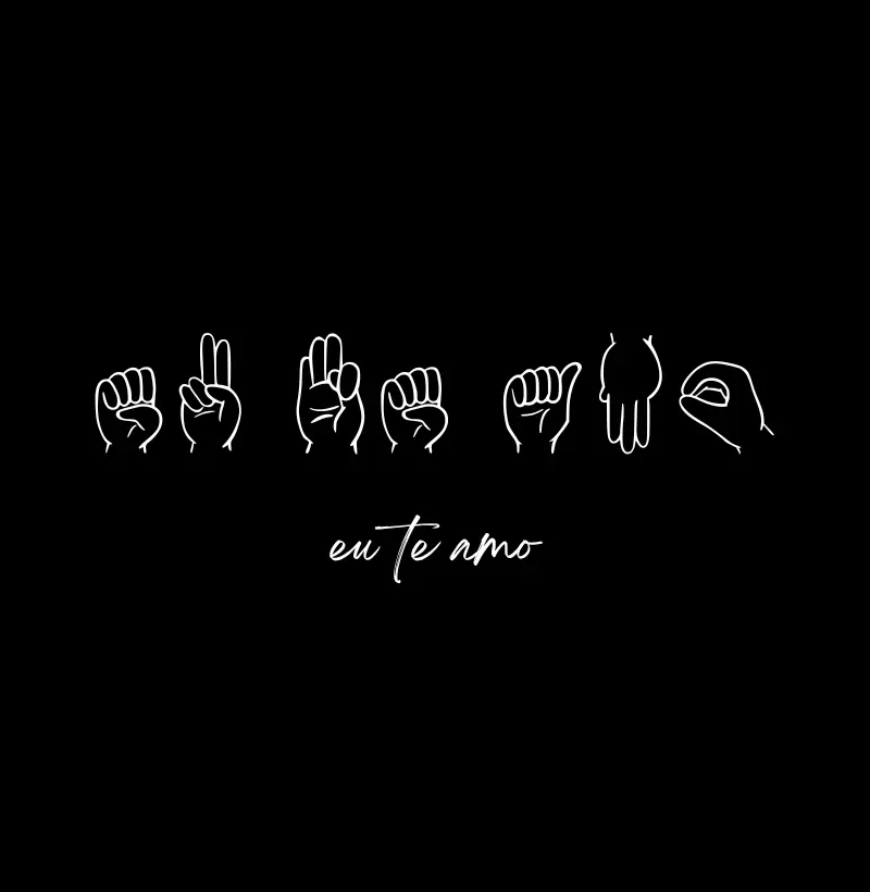 Infantil Libras Eu Te Amo