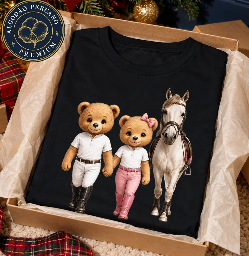 Teddy Riders PREMIUM - Camiseta Algodão Peruano