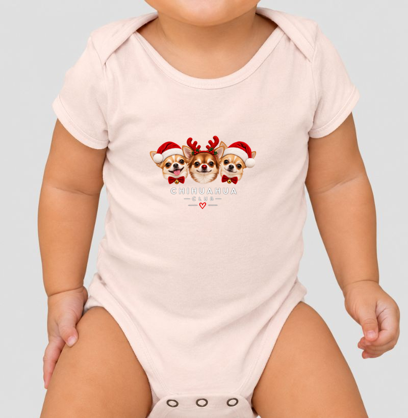 Trio Natalino  - Body Infantil