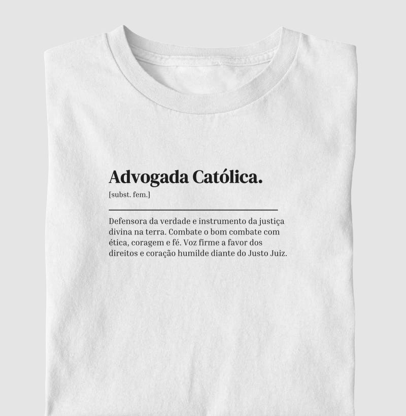 Advogada Católica - Dicionário
