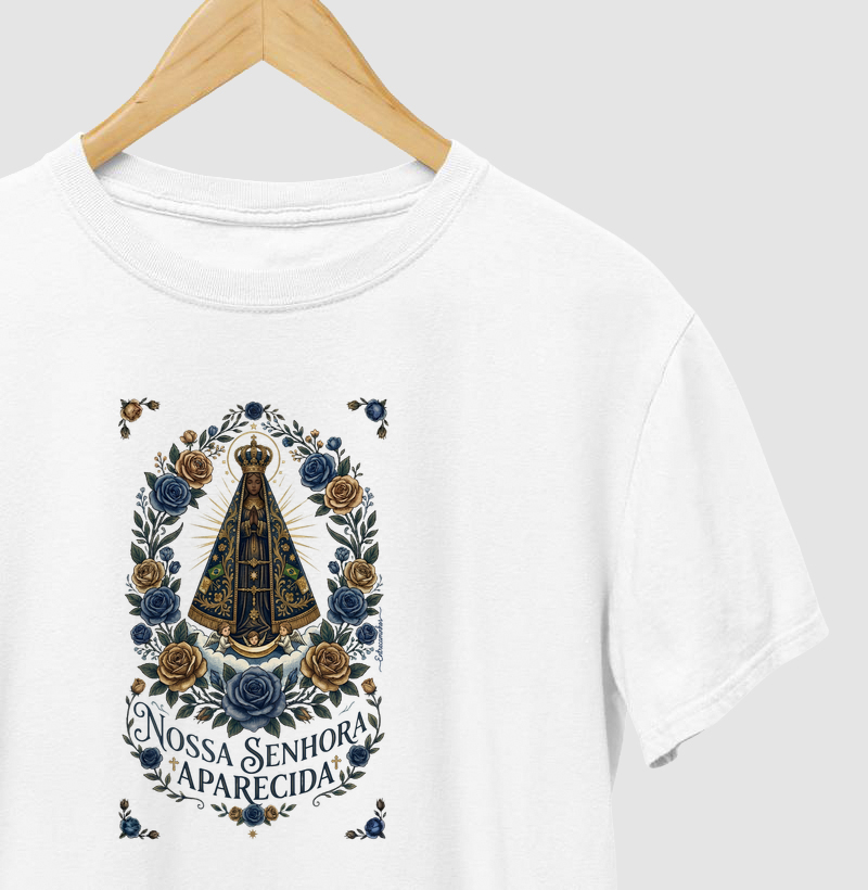 Nossa Senhora Aparecida - Rosas Azuis e Douradas