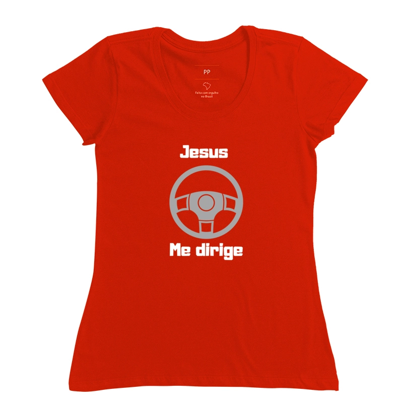 Feminina Jesus me Dirige Cores