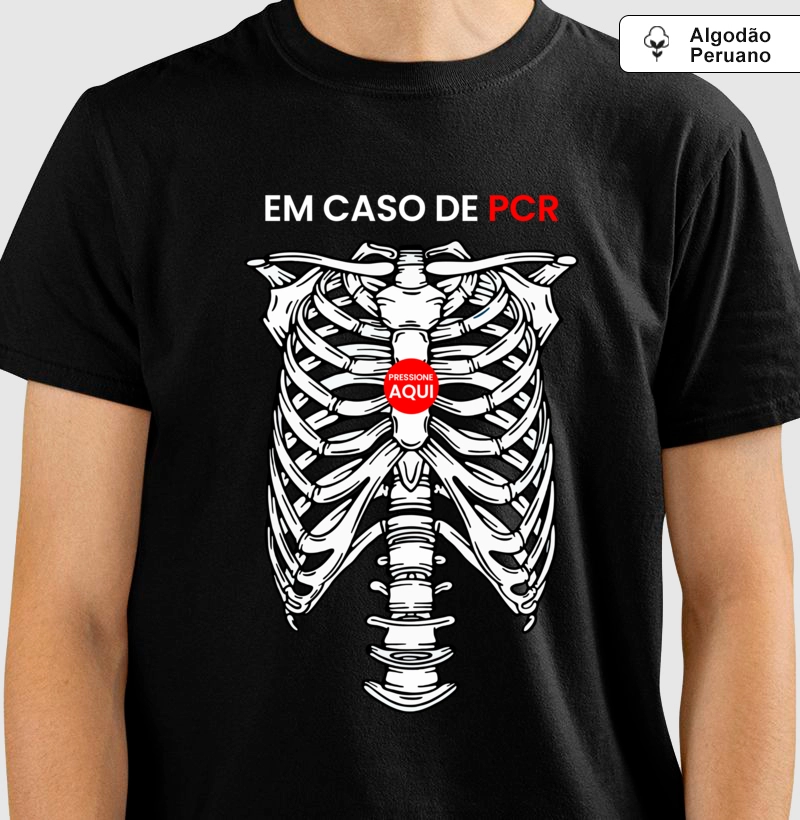 Estampa PCR Reanimação Emergência