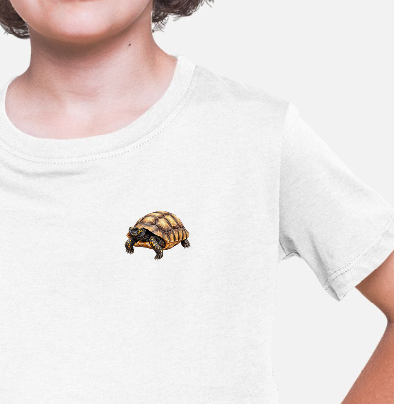 Répteis - Mini - Jabuti-tinga - Infantil - Camiseta Infantil
