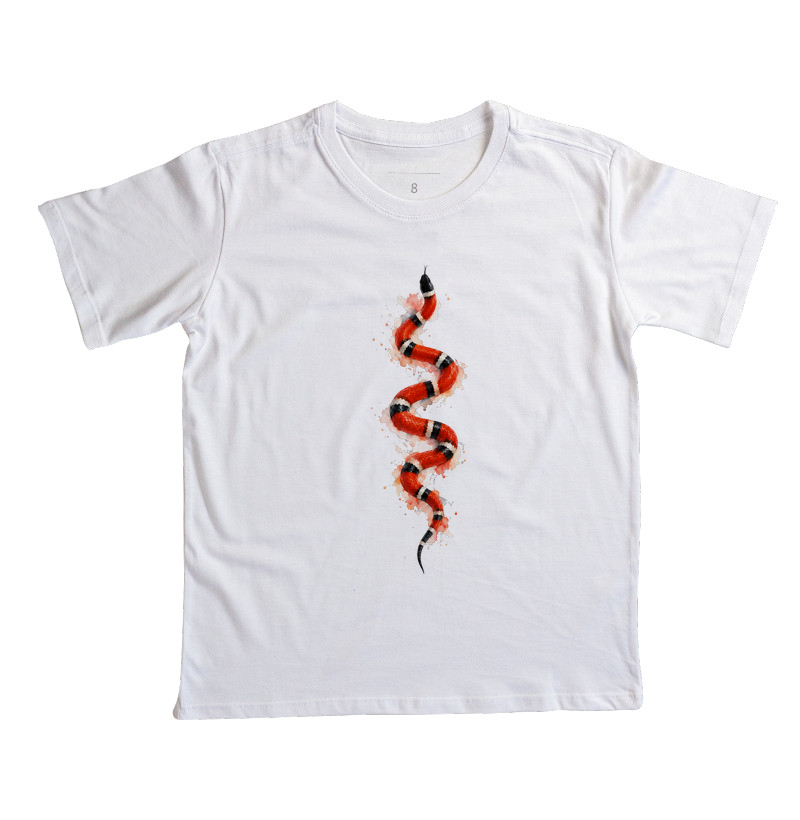 Camiseta Cobra Coral - Camiseta Infantil